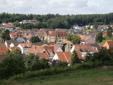 Blick auf Mühlhausen